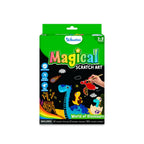 Dinosaur scratch art book