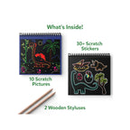 Dinosaur scratch art book