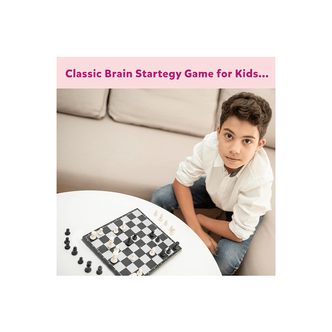 Little Berry Toys Little Berry Magnetic Chess Board Game Set for Kids & Adults - Strategy & Mind Game for Kids (6 Years+)