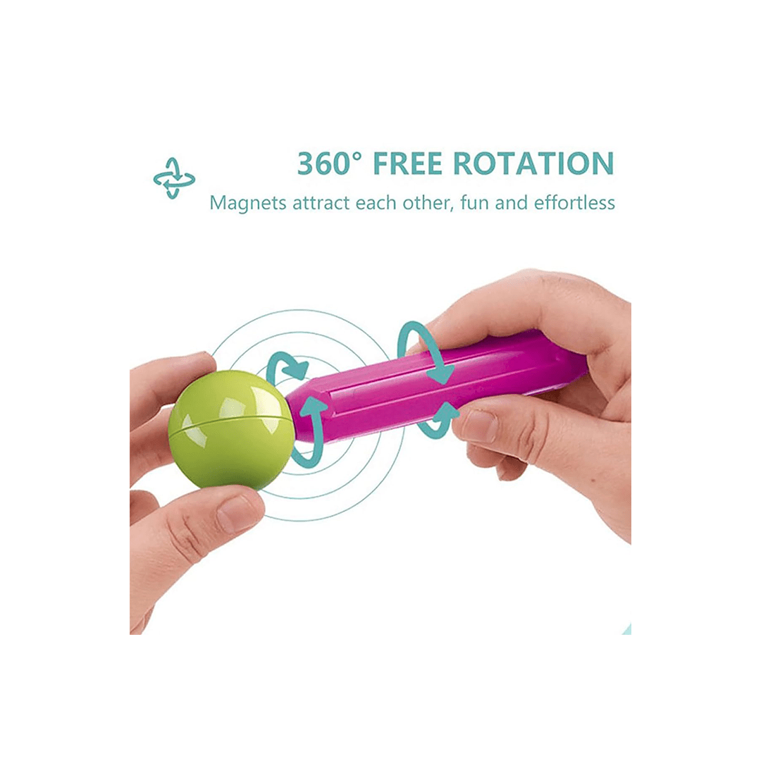 Baan Toys Toys Baan Toys Magnetic Sticks Blocks Multicolor - 36 Pieces (3 years+)