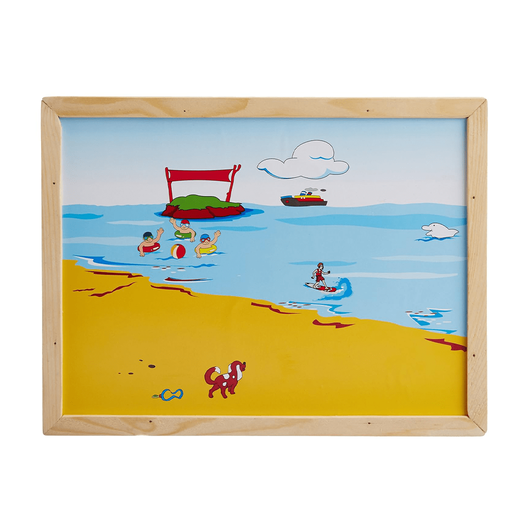 Skillofun Toys Skillofun Magnetic Twin Play Tray - The Beach