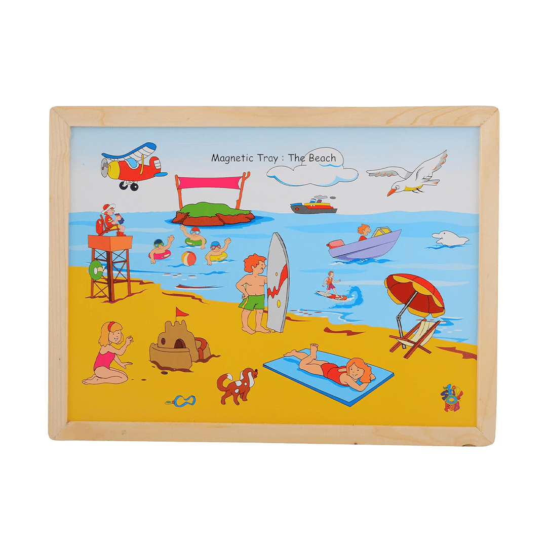 Skillofun Toys Skillofun Magnetic Twin Play Tray - The Beach