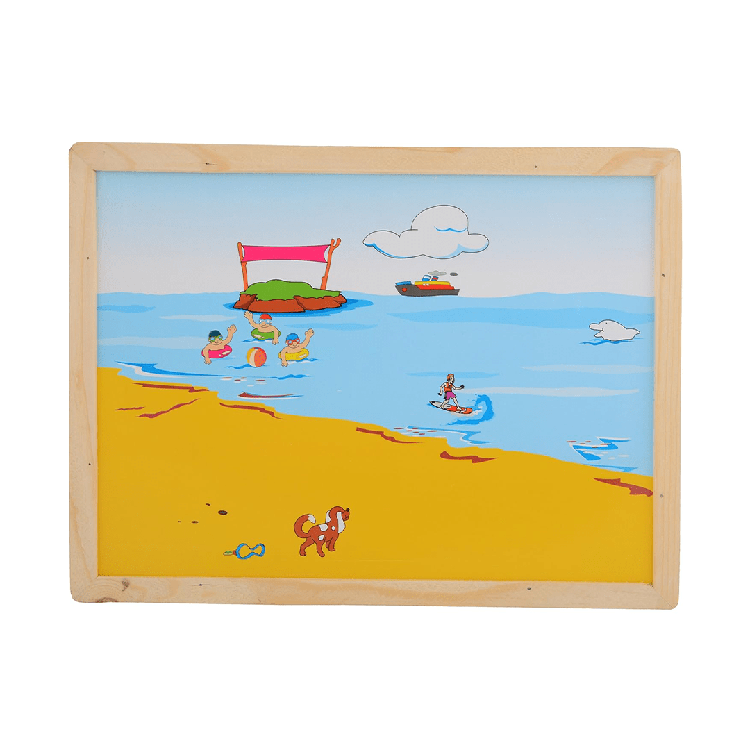 Skillofun Toys Skillofun Magnetic Twin Play Tray - The Beach