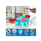 Musical magnetic fishing game