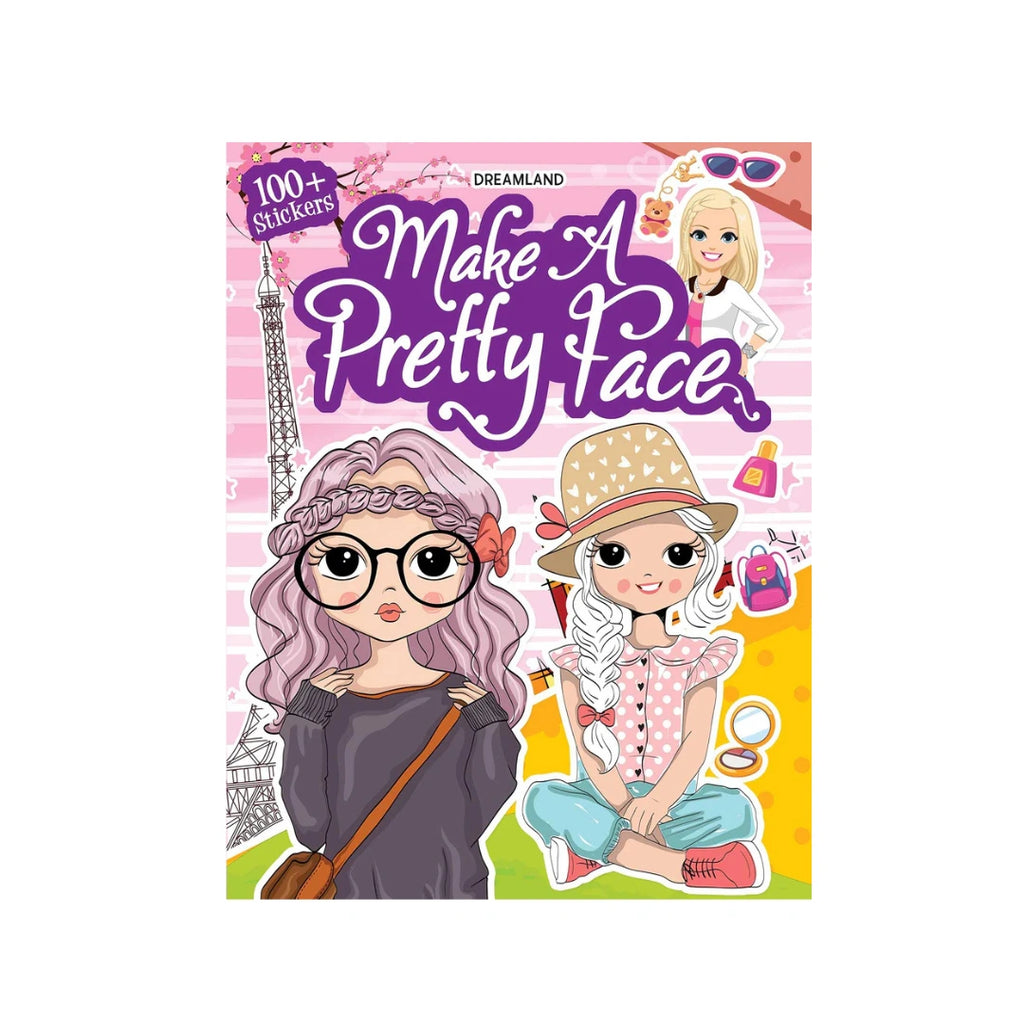 Makeup colouring and sticker book 