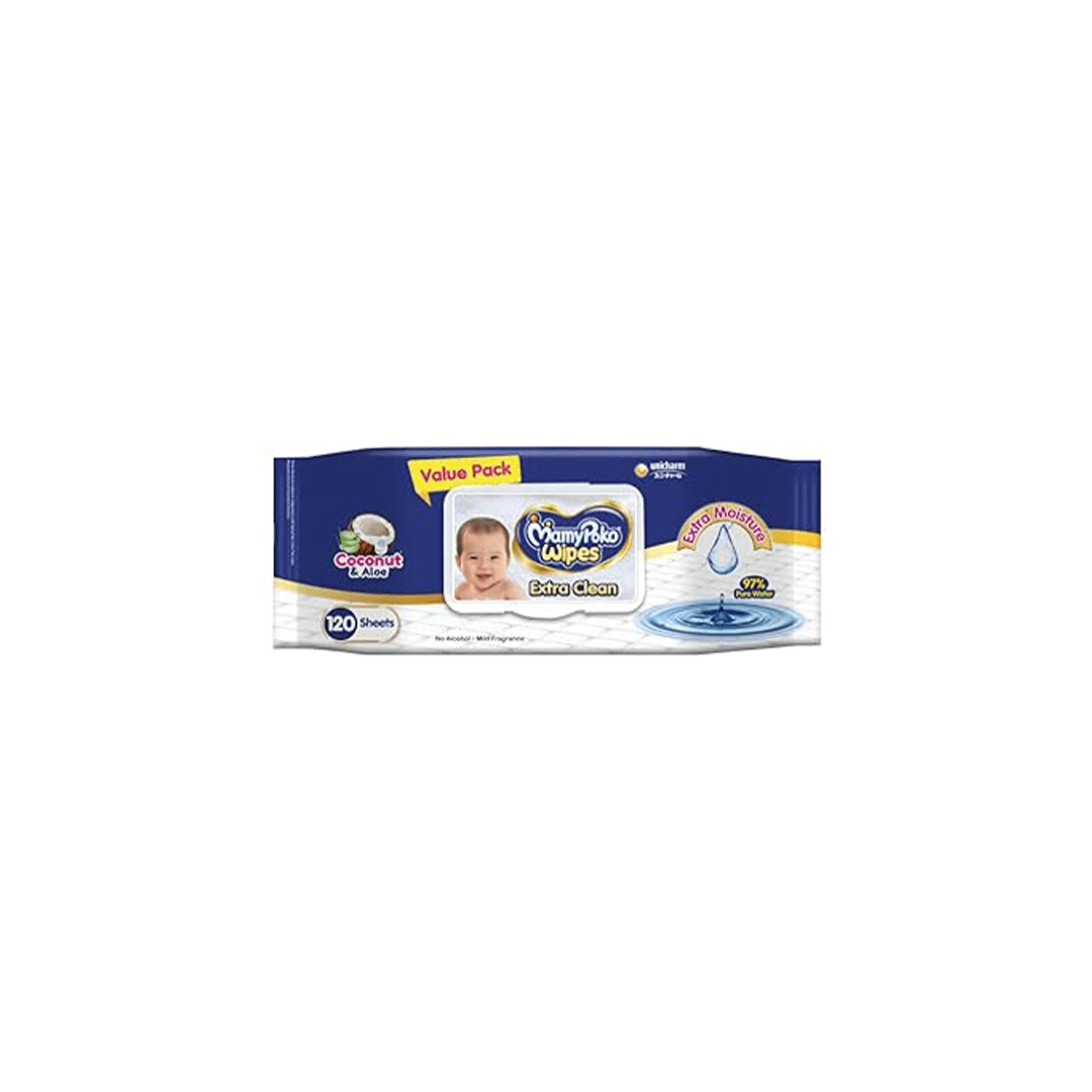MamyPoko Pants Baby Care MamyPoko Extra Clean Wipes For Kids (0-3 Years)