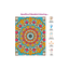 Little Berry Art And Craft Kit Little Berry Mandala Art Colouring Kit With 24 Big Sheets and 12 Sketch Pens for Girls & Boys - Multicolour (5 Years+)