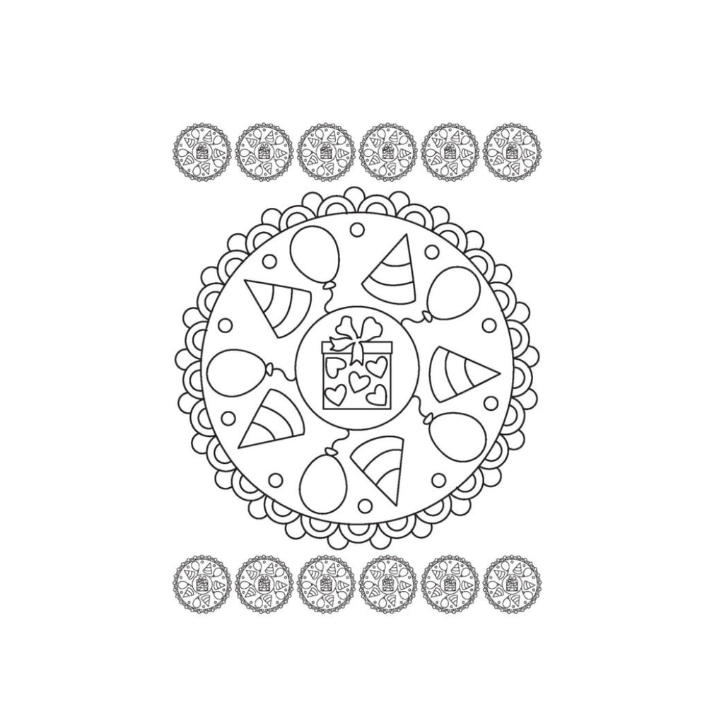 Kids Mandala Coloring Book