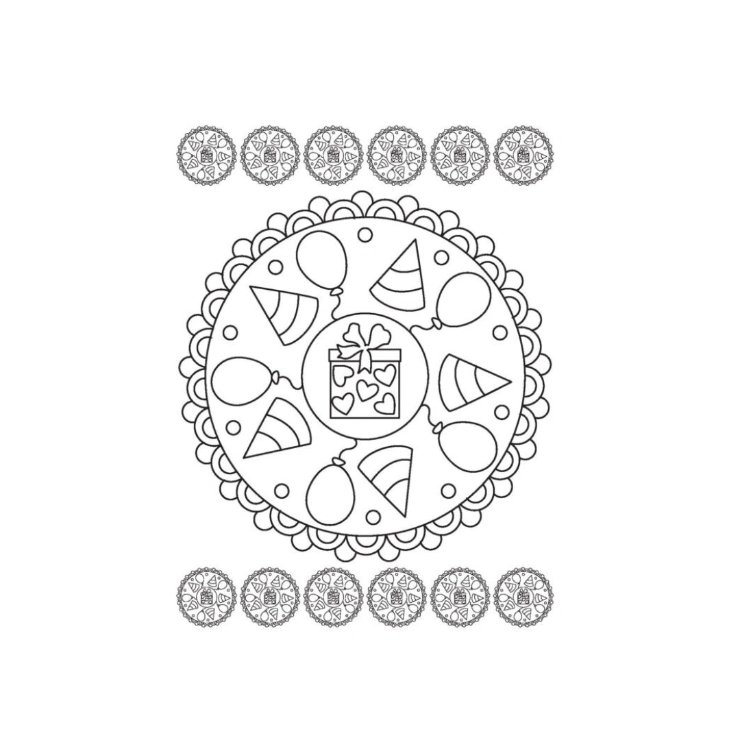 Kids Mandala Coloring Book