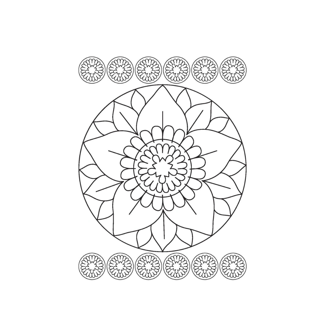 Creative Mandala Coloring Book
