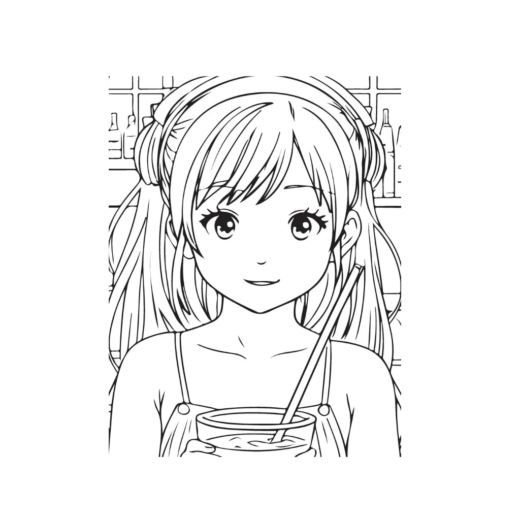 Colour Your Own Manga Book 1