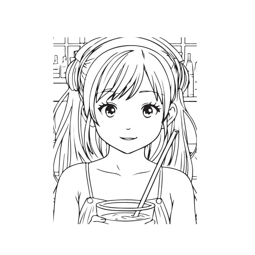 Colour Your Own Manga Book 1