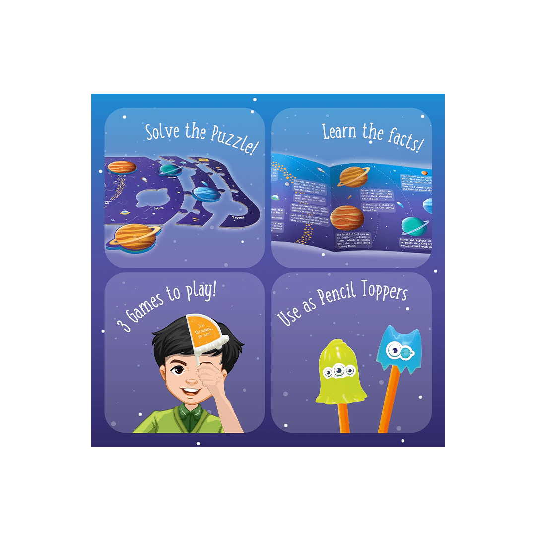 Imagimake Science & Exploration Sets Imagimake Mapology Solar System Puzzle - Learning Aid and Educational Toy (5-7 Years)