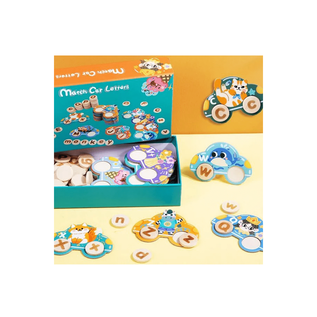 Extrokids Toys Extrokids Wooden Matching Letter Game (3 Years+)