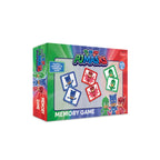 PJ Masks themed educational memory matching game for kids