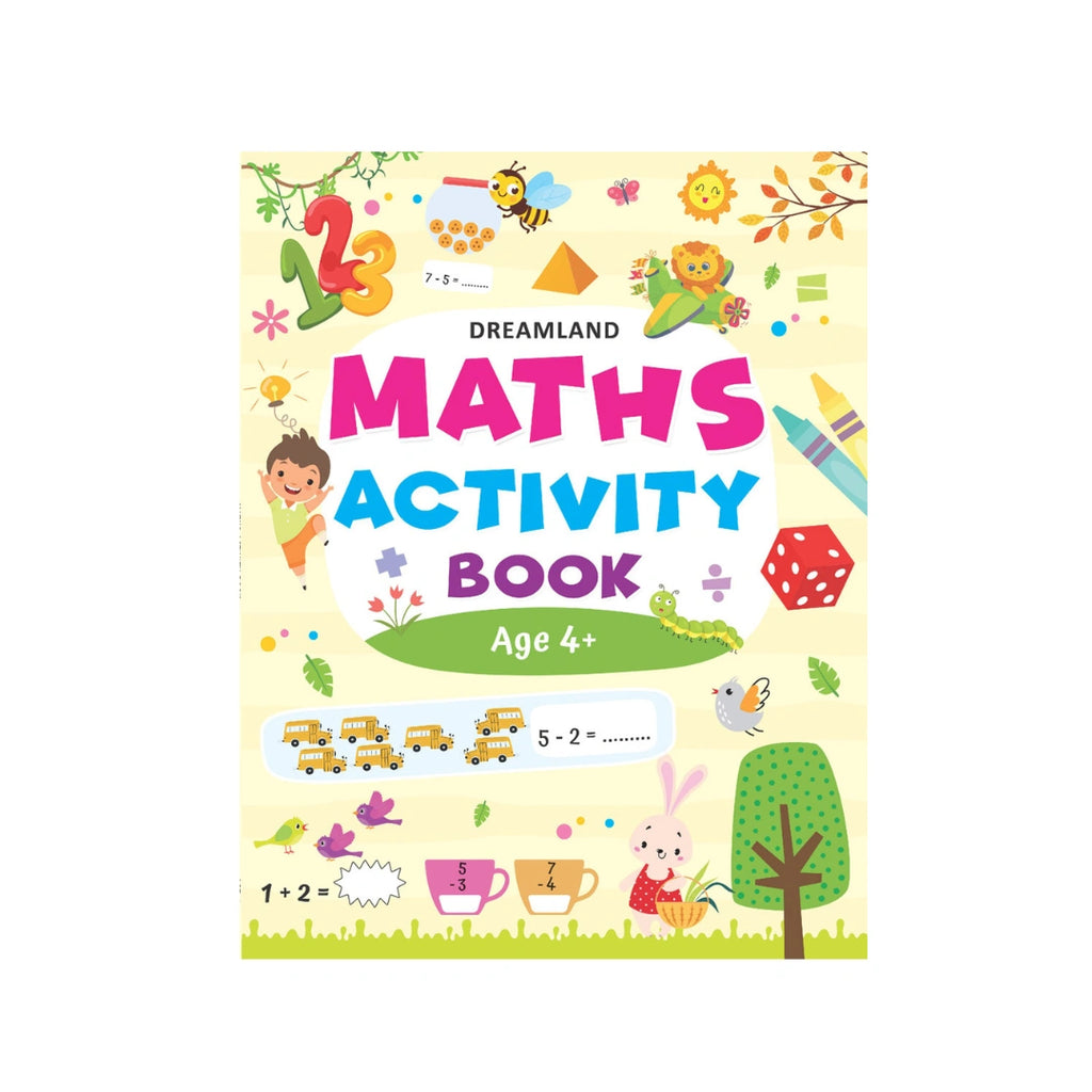 Maths activity workbook for kids 