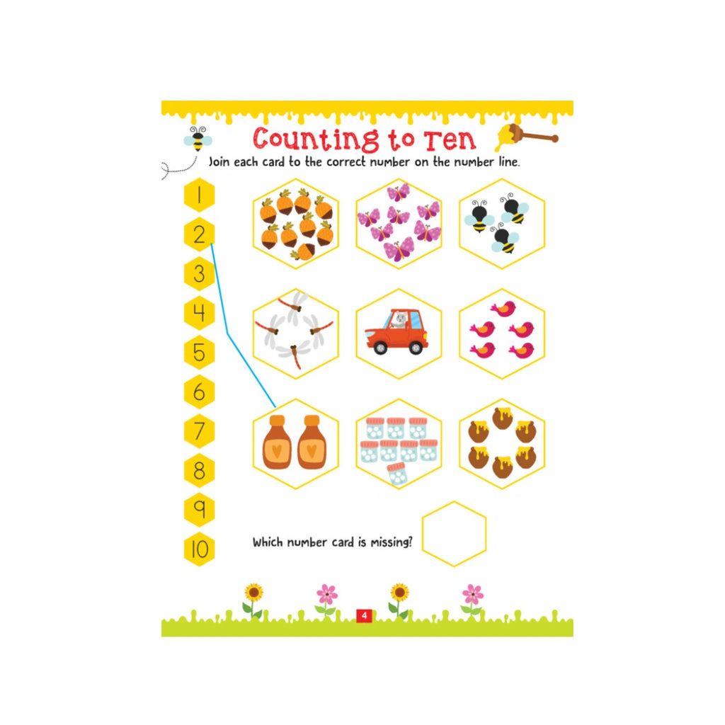Maths activity workbook for kids 