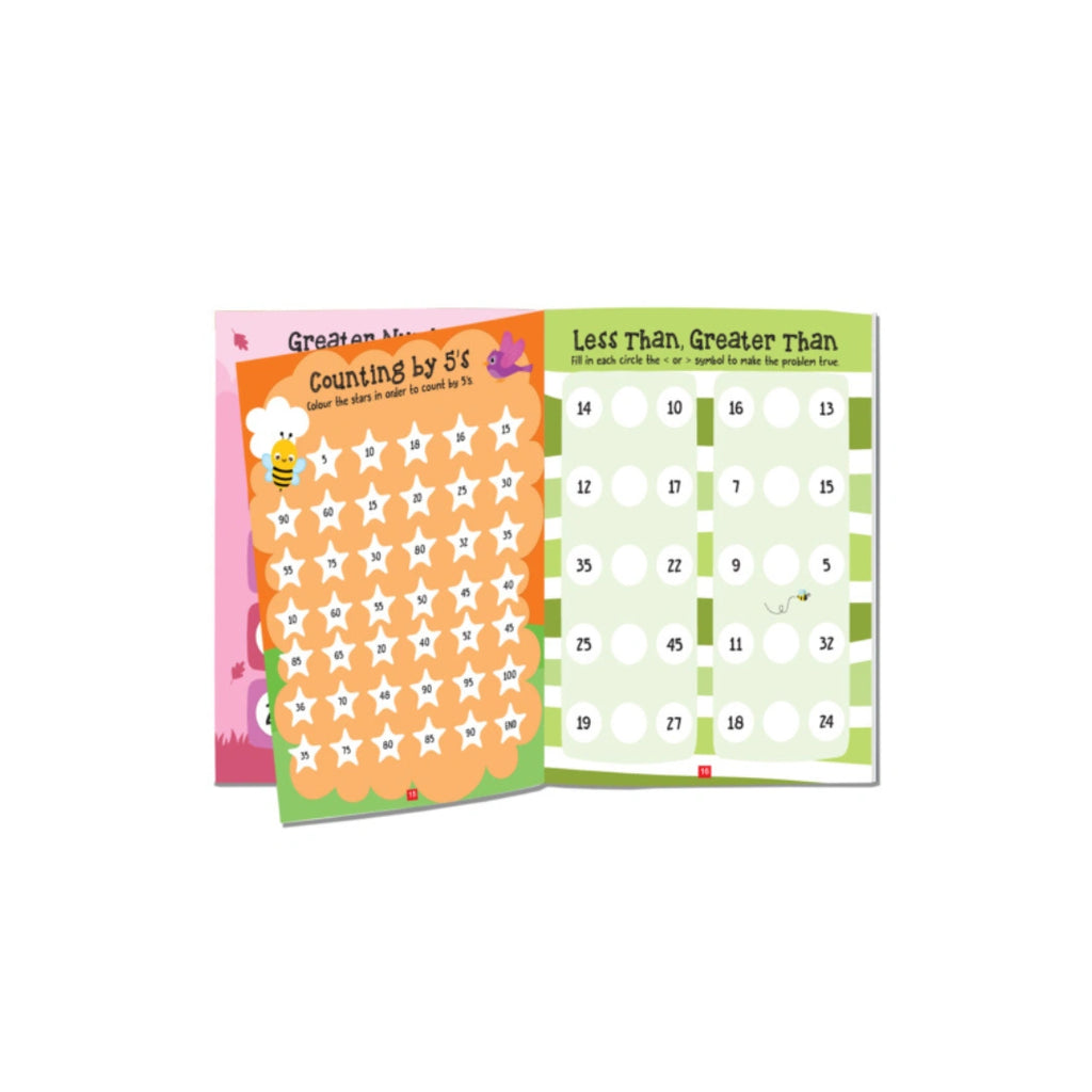 Maths activity workbook for kids 