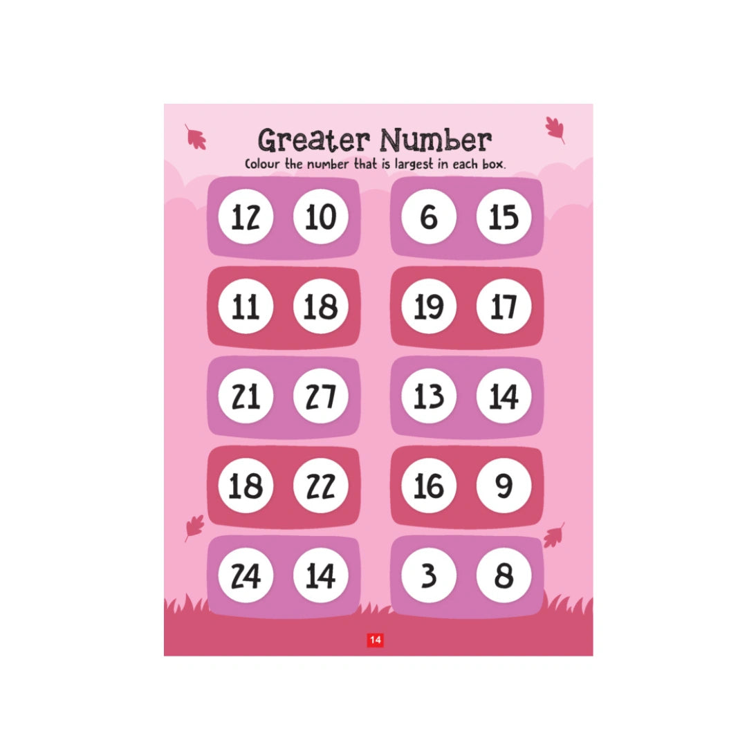 Maths activity workbook for kids 