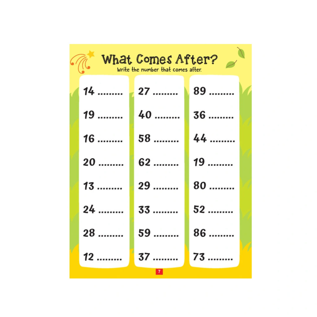 Maths activity workbook for kids 