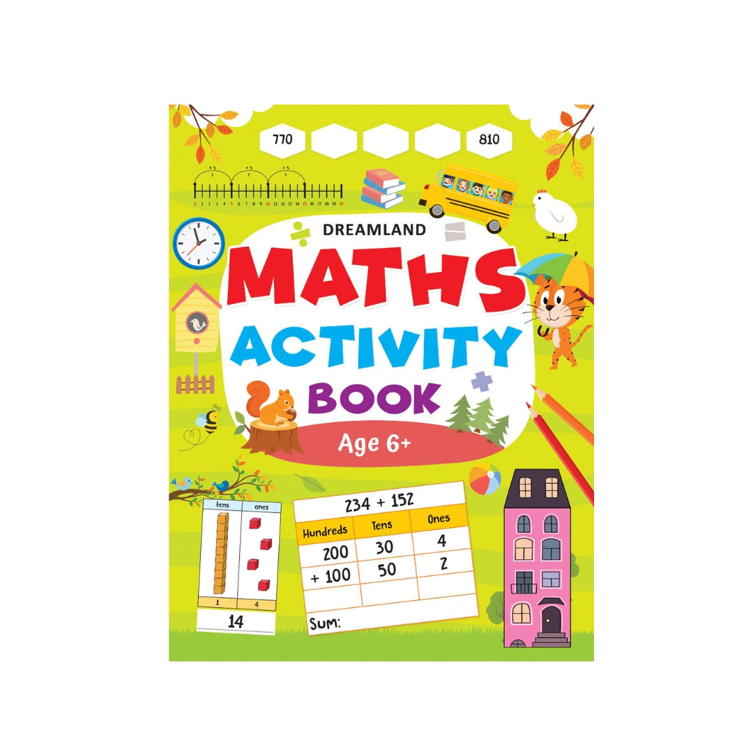 Maths activity workbook for kids 