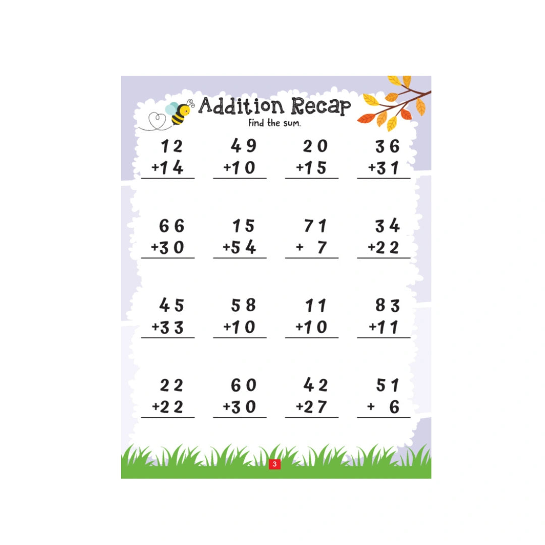 Maths activity workbook for kids 