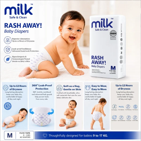 Milk Baby Diaper M42