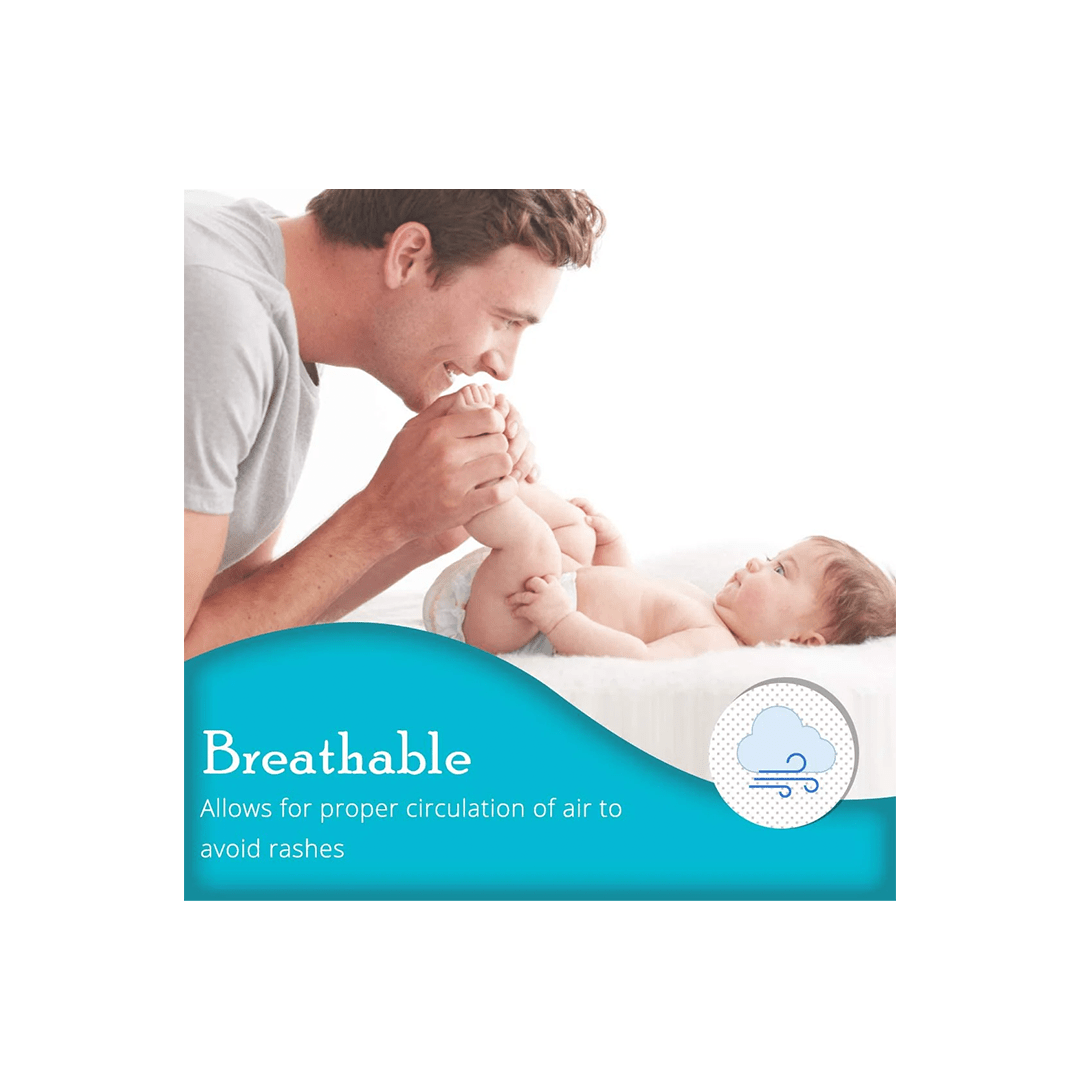 Mee Mee Baby Care Mee Mee Breathable Premium Baby Diaper Pants With Wetness Indicator and Leak-Proof Edges (0 months+)