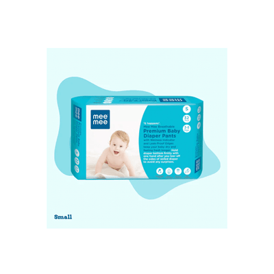 Mee Mee Baby Care Mee Mee Breathable Premium Baby Diaper Pants With Wetness Indicator and Leak-Proof Edges (0 months+)