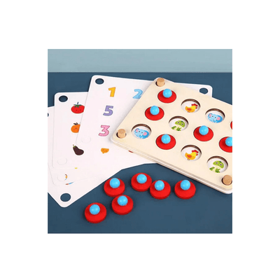 Extrokids Toys Extrokids Wooden Memory Game With Knob (3 Years+)