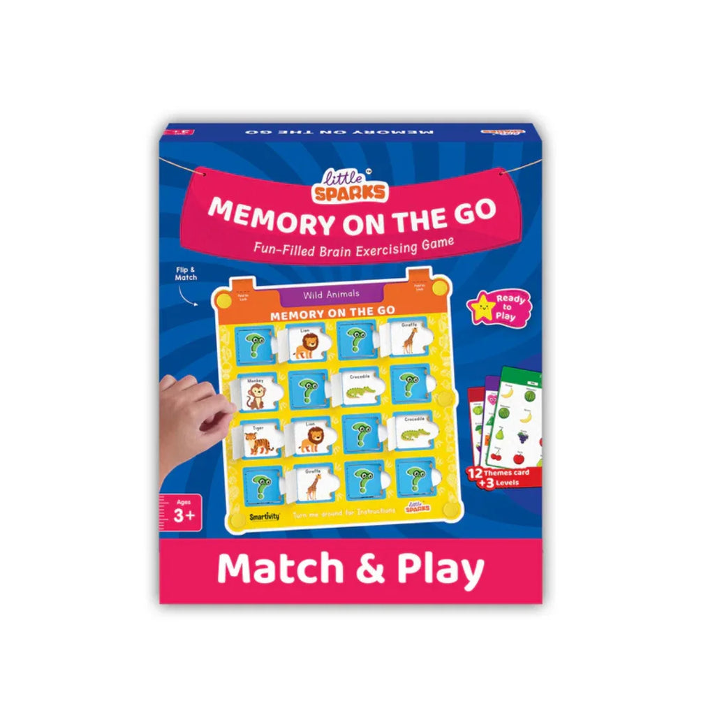 Memory Game for Kids,Fun Matching Game,12 Theme Cards & 3 Level Challenges,Preschool Learning Toy (3 Years+)