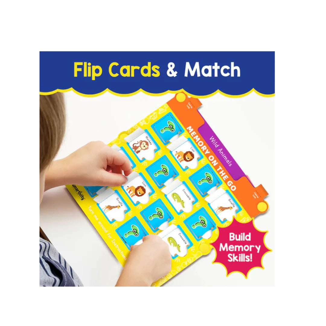 Memory Game for Kids,Fun Matching Game,12 Theme Cards & 3 Level Challenges,Preschool Learning Toy (3 Years+)