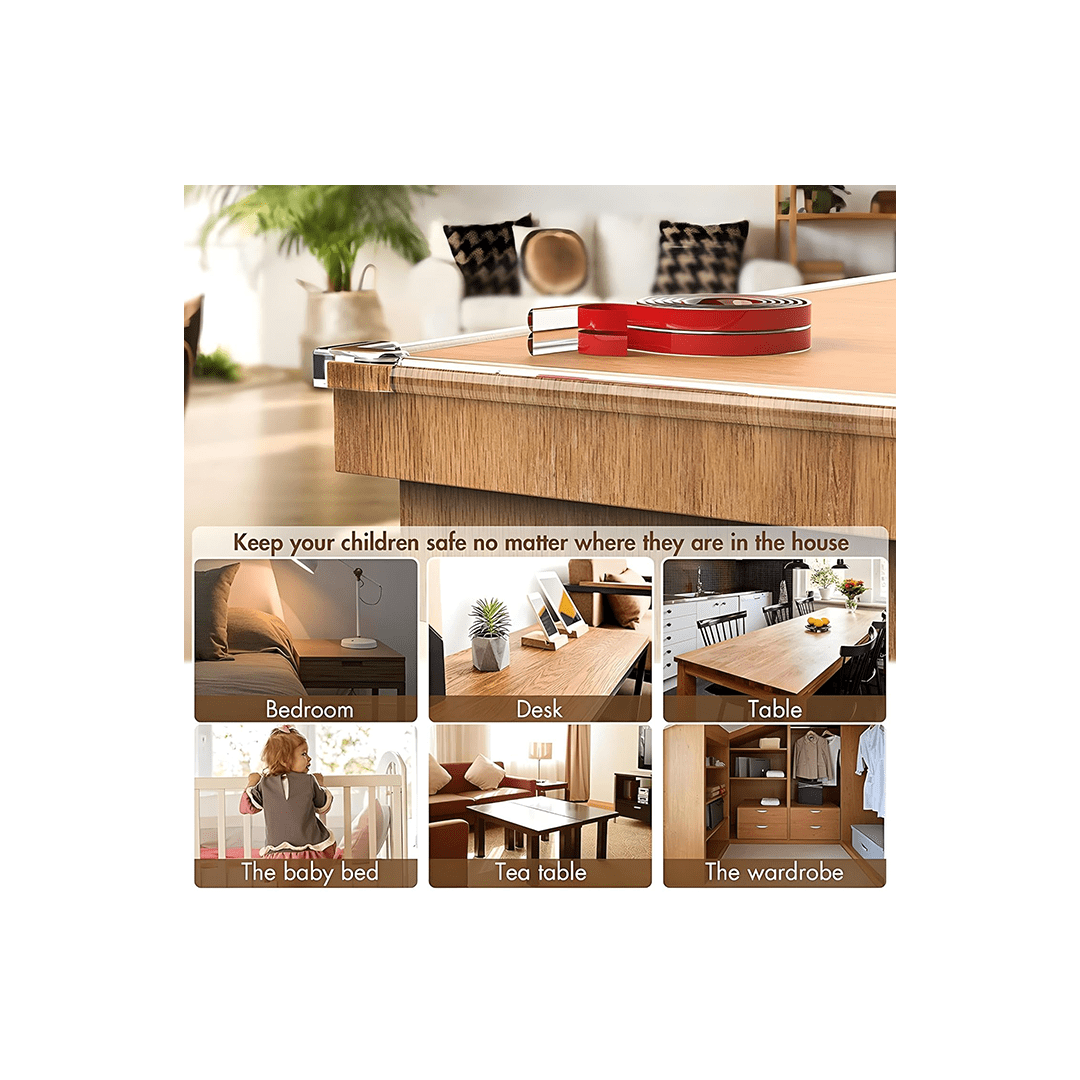 Baan Toys Other Gears Baan Toys 2-Meter Silicon Edge Protector, Baby Proofing Edge Protector Strip for Kids