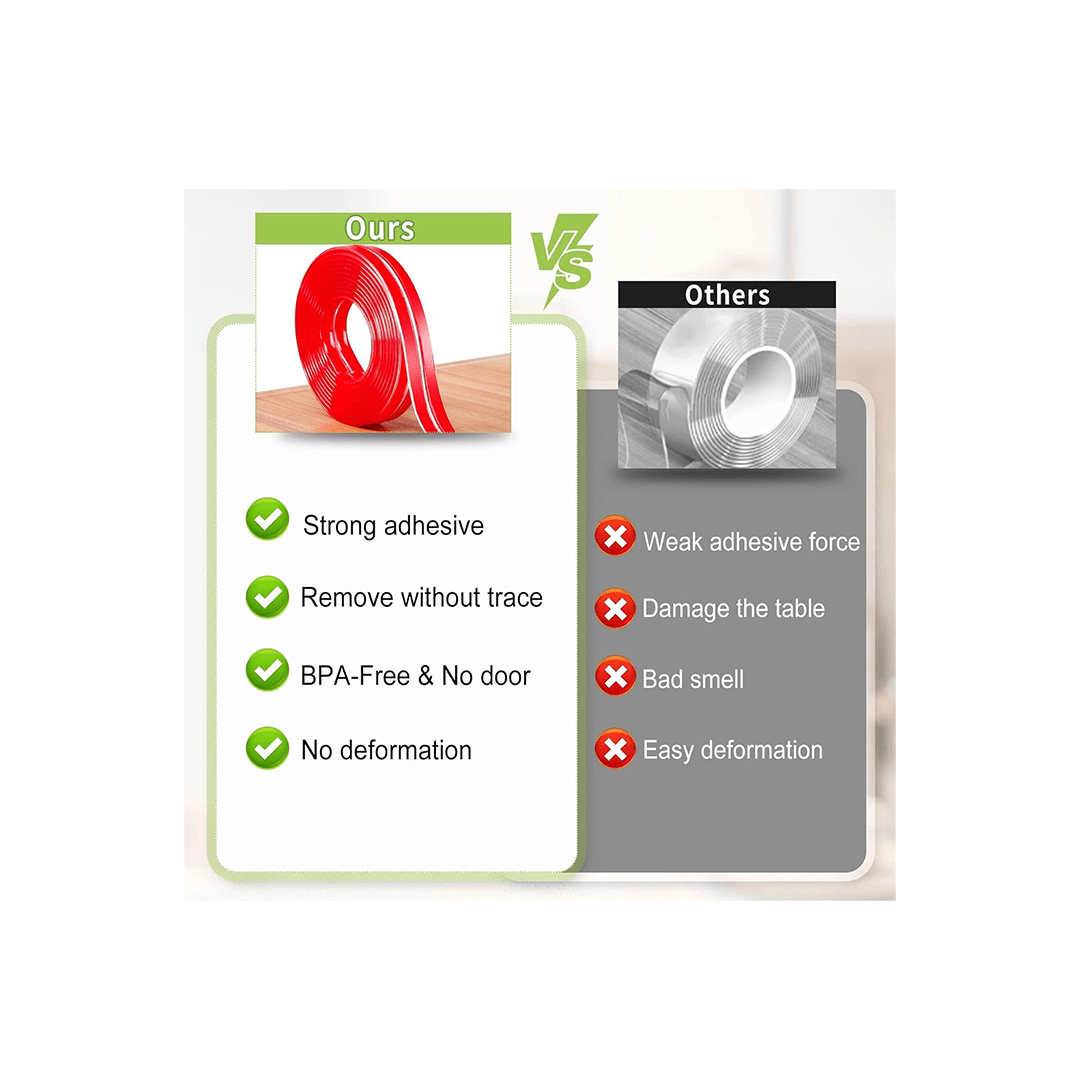 Baan Toys Other Gears Baan Toys 2-Meter Silicon Edge Protector, Baby Proofing Edge Protector Strip for Kids