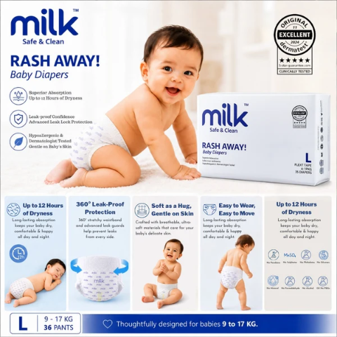 Milk Baby Diaper Flexi Tape