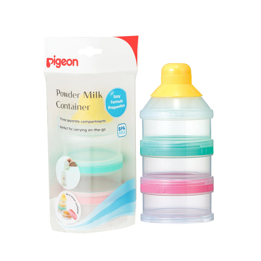 Pigeon Powder Milk Container – 3 Separate Compartments, BPA Free