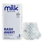 MILK Baby Diaper Flexi Tape , Size S - 48 Pcs, 4 To 8 KG