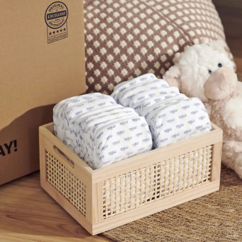 MILK Baby Diaper Flexi Tape , Size M - 42 Pcs, 6 To 11 KG