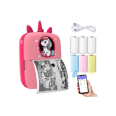 Baan Toys Toys Baan Toys Mini Thermal Printer, Bluetooth Pocket Printer for kids (5 Years+)