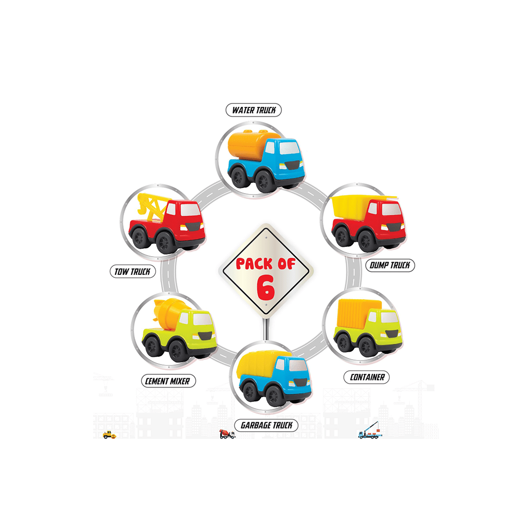 Funskool Toys Funskool Giggles Mini Vehicle Construction Series (18 Months+)