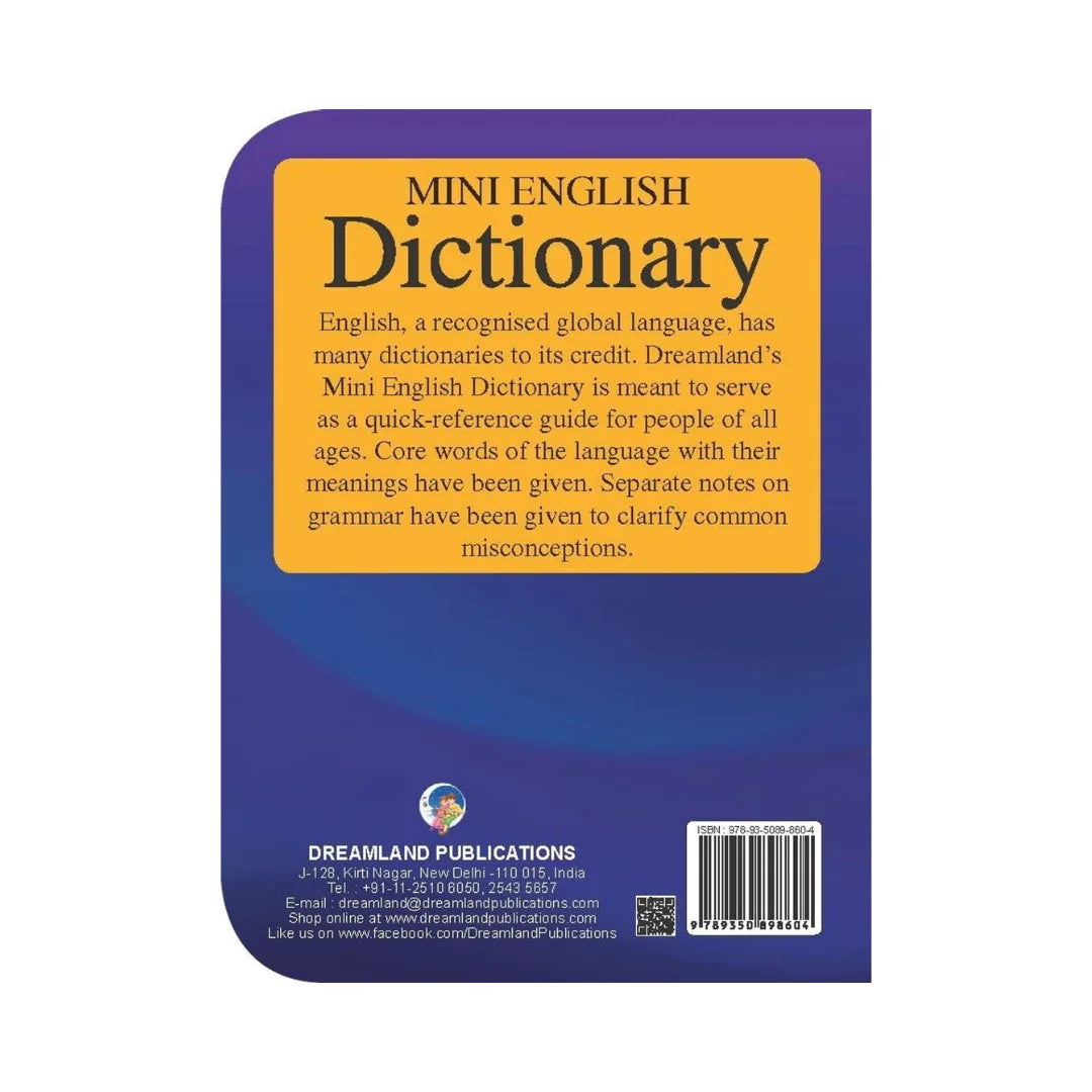English dictionary with A–Z word 