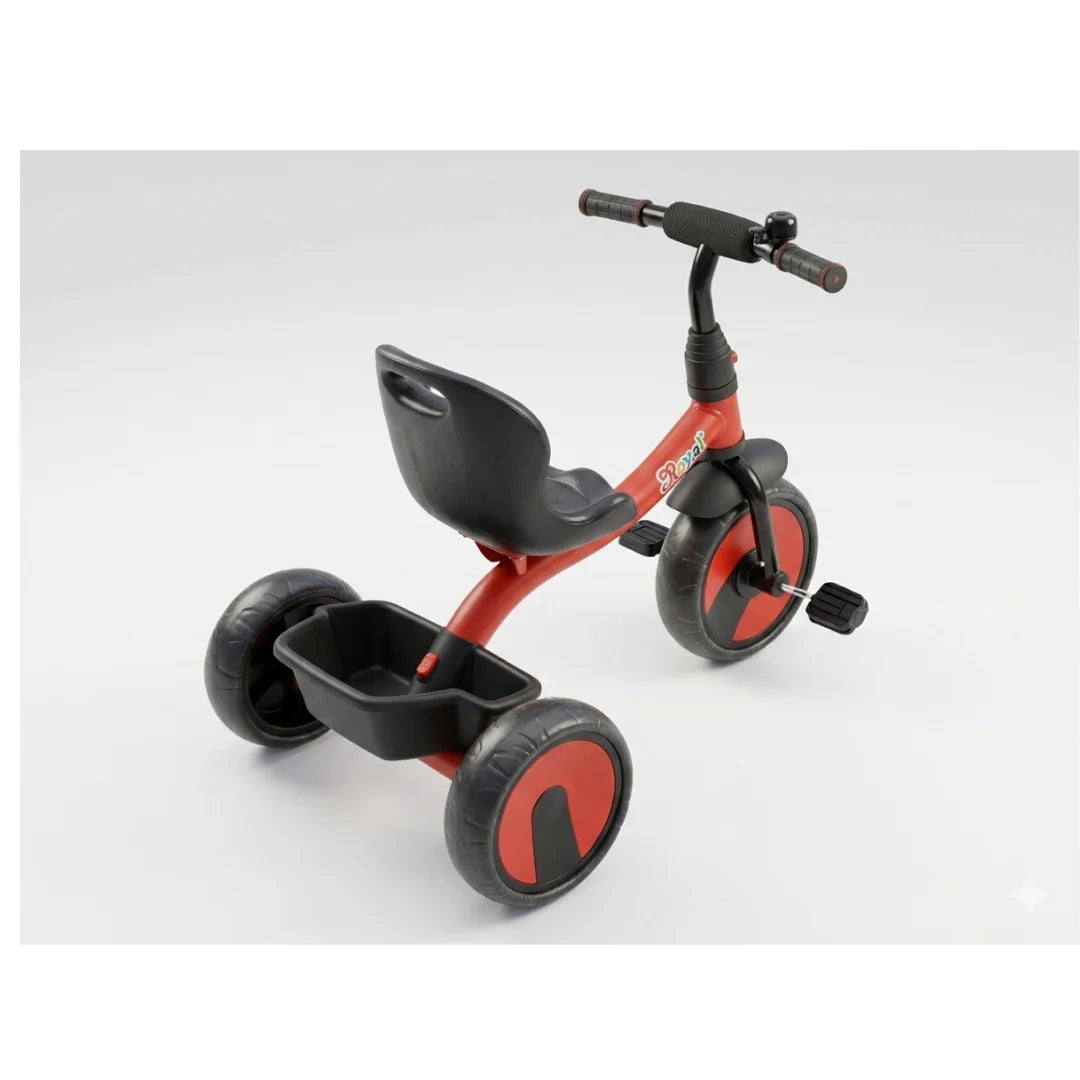 Tricycle with backrest seat