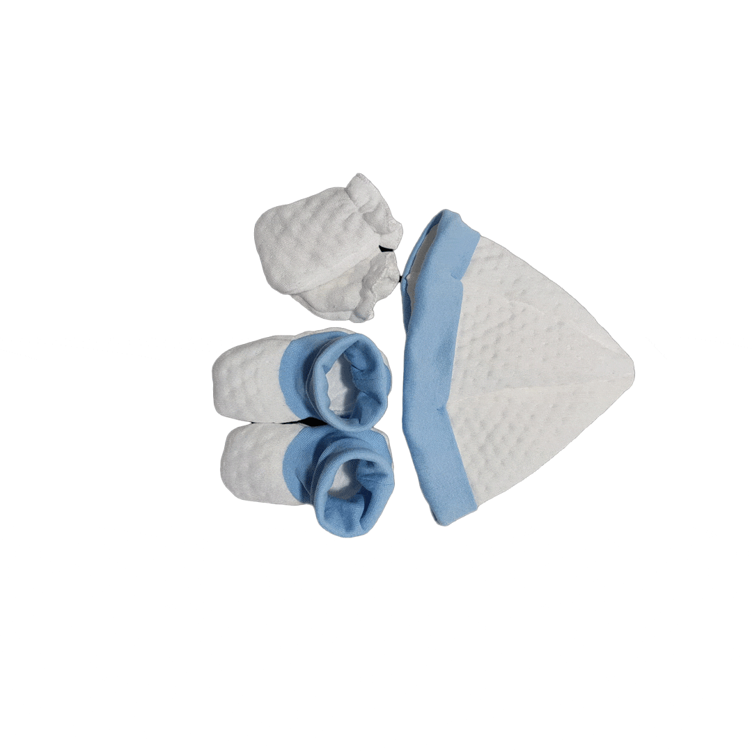 Mama's Choice Clothing Mama's Choice Mittens With Cap set for Kids (0-6 Months)