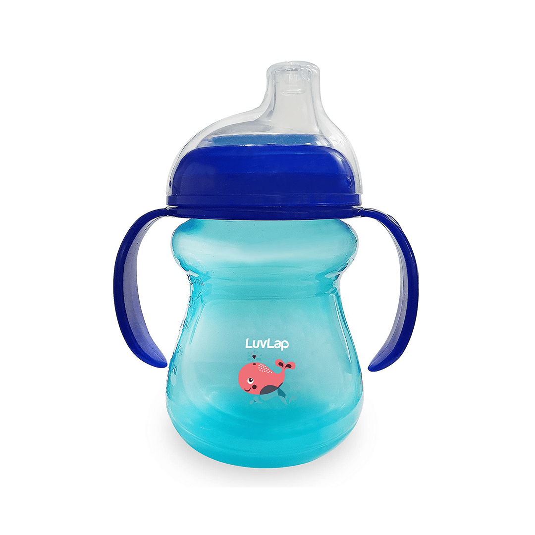 LuvLap Feeding Products LuvLap Moby Little Spout Sipper, BPA Free For Kids (6 Months+)