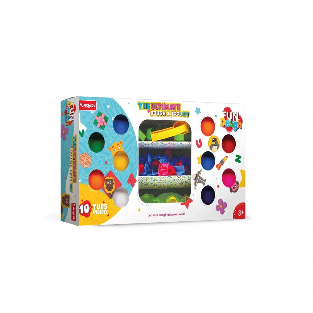 Creative Play Dough Set with Multiple Colours & Tools