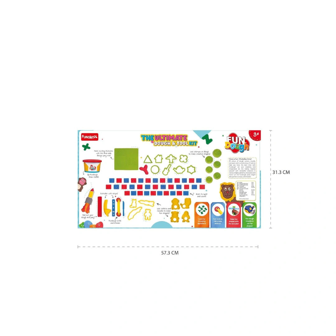 Creative Play Dough Set with Multiple Colours & Tools