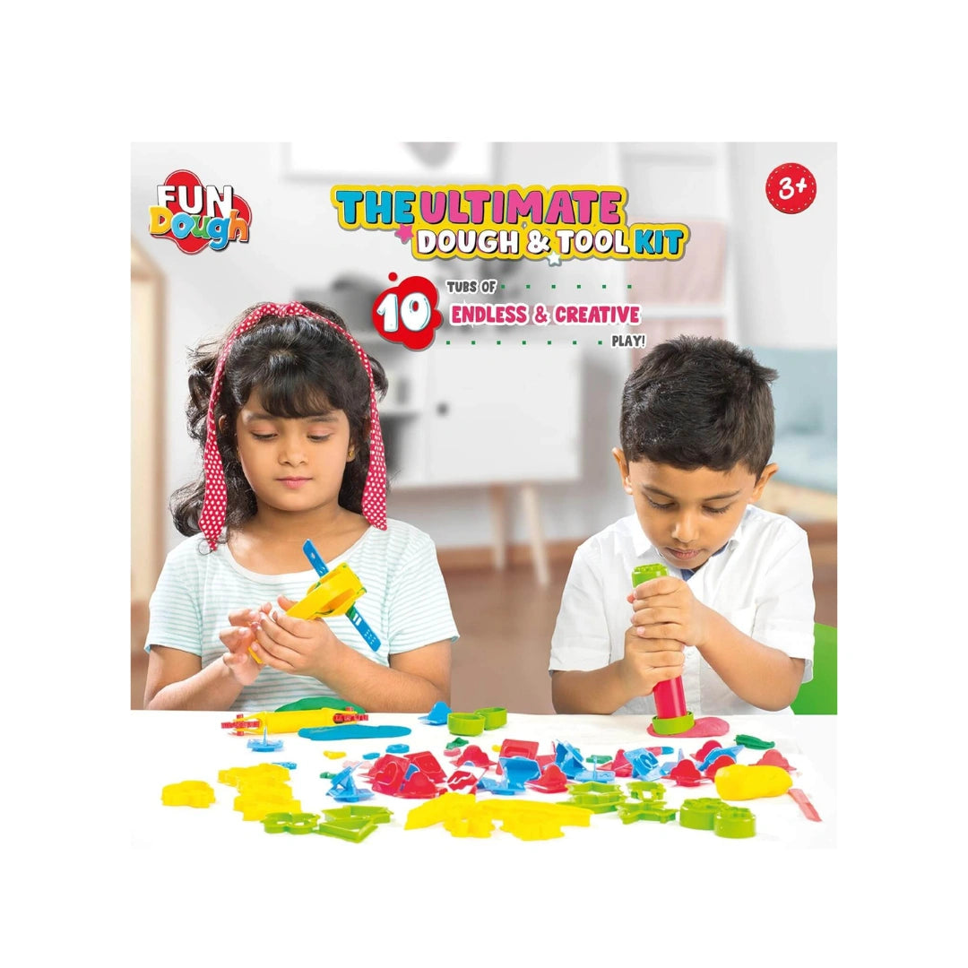 Creative Play Dough Set with Multiple Colours & Tools