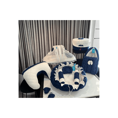 Mogo Kids Other Gears Blue Mogo Kids Cozy 4 Pcs combo set (0-1 Year)