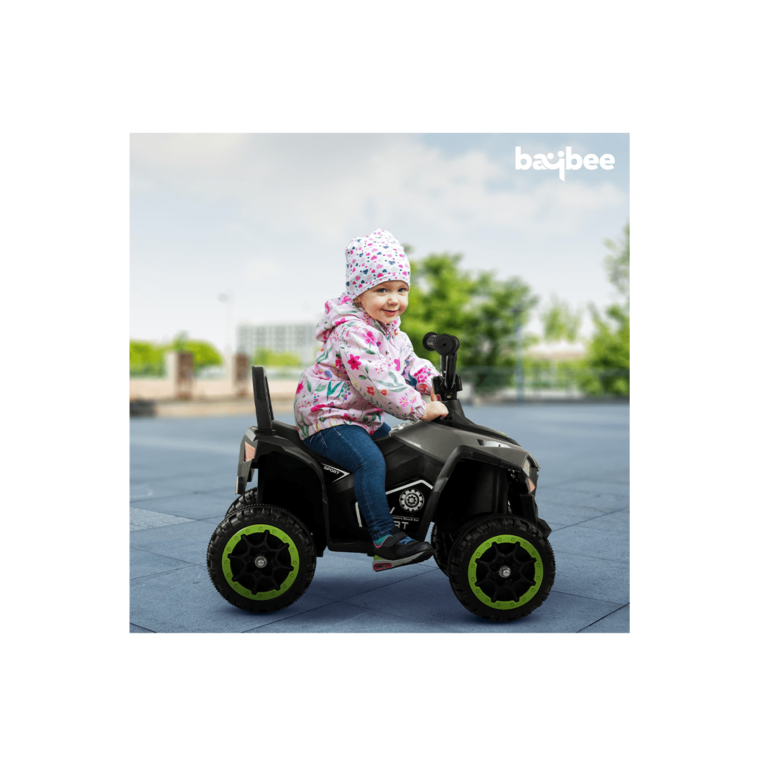 Baybee Ride-ons Baybee Monster ATV Rechargeable Battery Operated Electric Kids Bike with Light, USB, Music Electric Bike, Beach ATV Bike