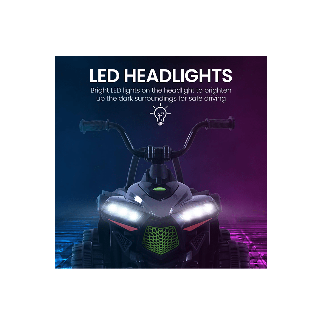 Baybee Ride-ons Baybee Monster ATV Rechargeable Battery Operated Electric Kids Bike with Light, USB, Music Electric Bike, Beach ATV Bike